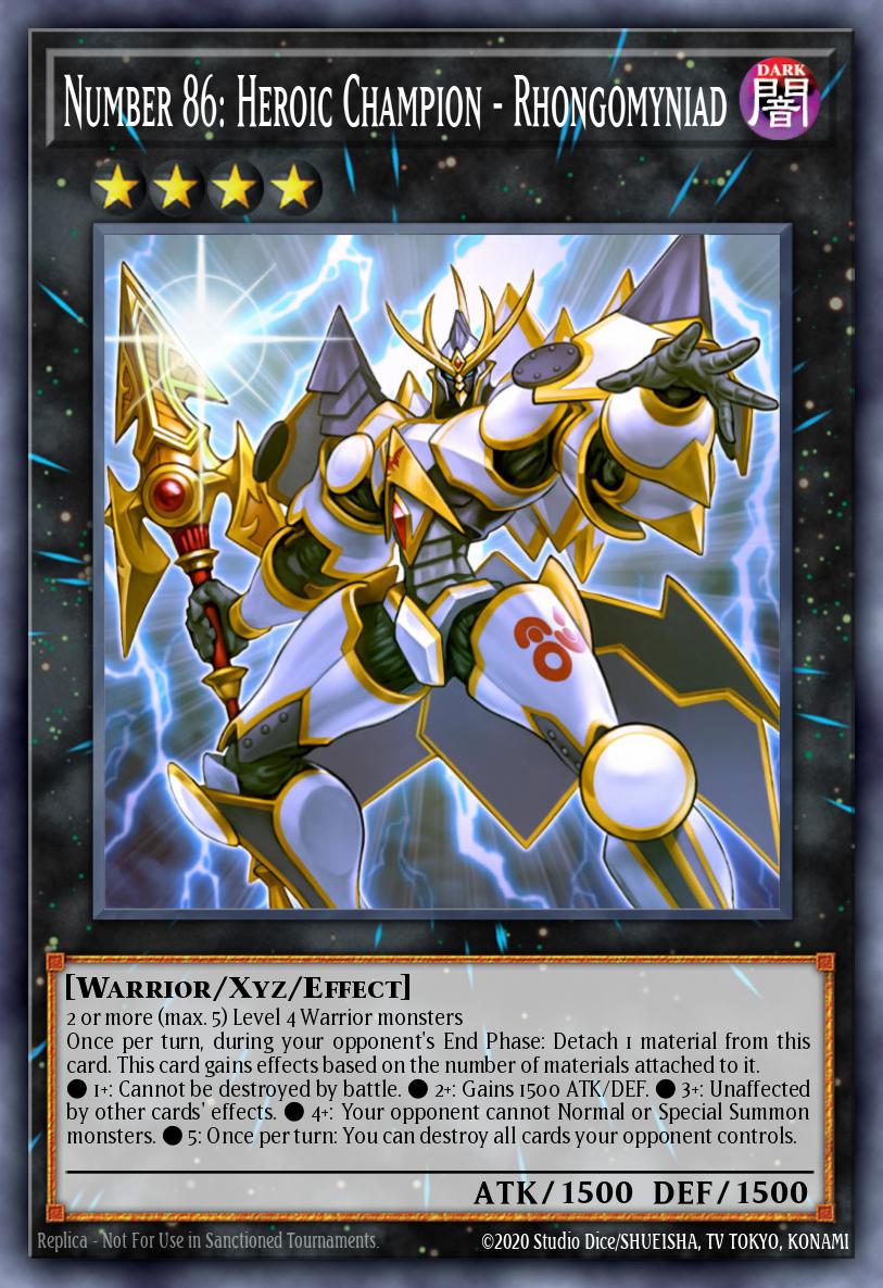 Number 86: Heroic Champion - Rhongomyniad