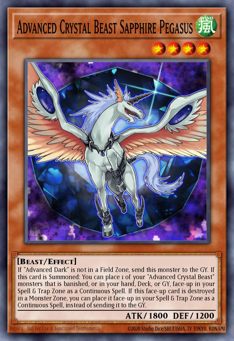 Advanced Crystal Beast Sapphire Pegasus