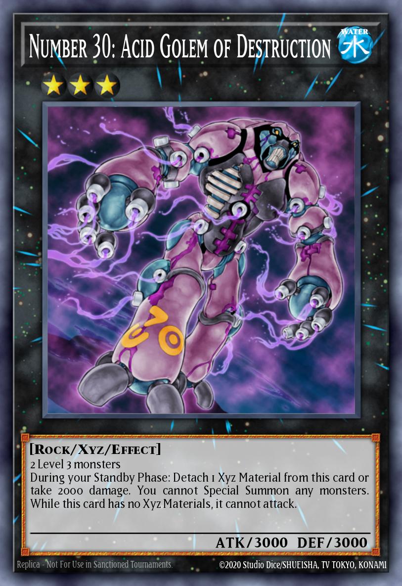 Number 30: Acid Golem of Destruction