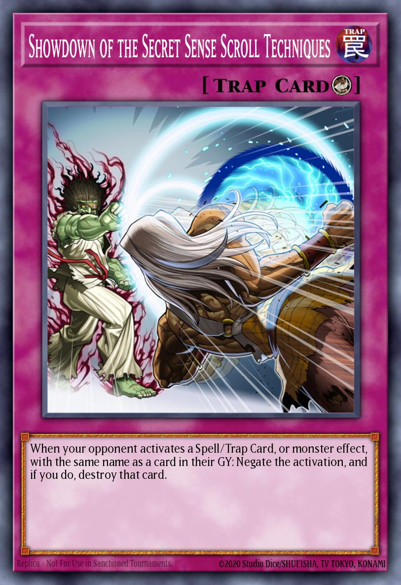 Showdown of the Secret Sense Scroll Techniques