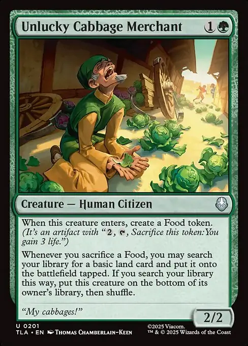 Unlucky Cabbage Merchant