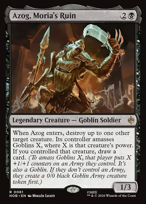 Azog, Moria's Ruin