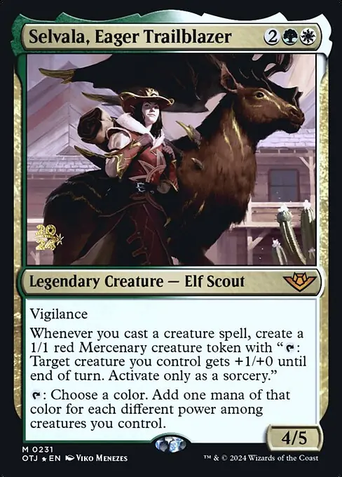 Selvala, Eager Trailblazer