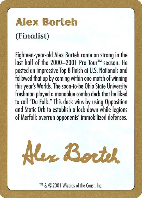 Alex Borteh Bio