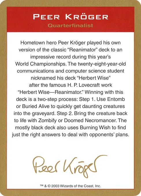 Peer Kröger Bio