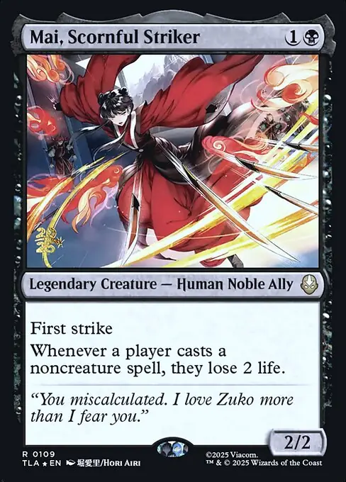 Mai, Scornful Striker