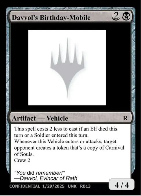 Davvol's Birthdaymobile