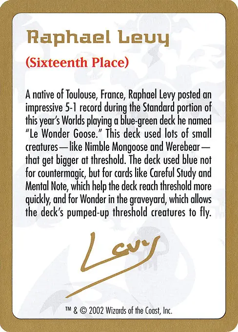 Raphael Levy Bio