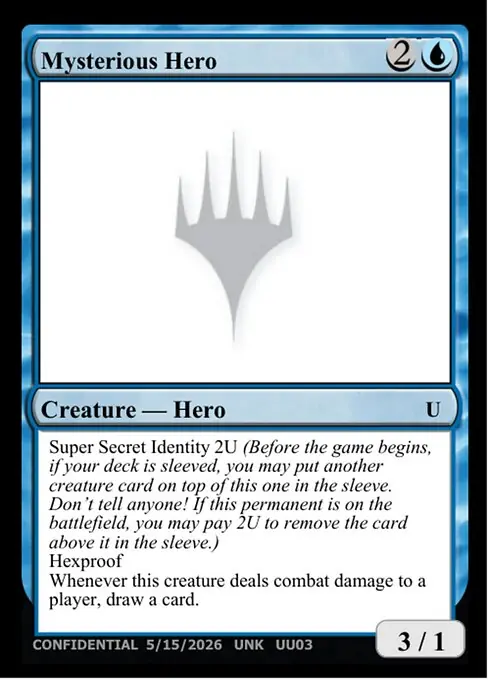 Mysterious Hero