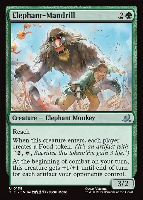 Elephant-Mandrill