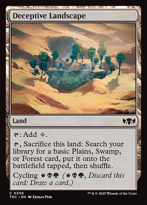 Deceptive Landscape