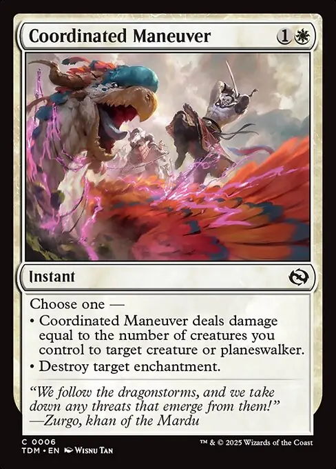 Coordinated Maneuver