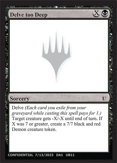 Delve too Deep