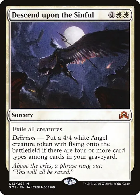 Descend upon the Sinful