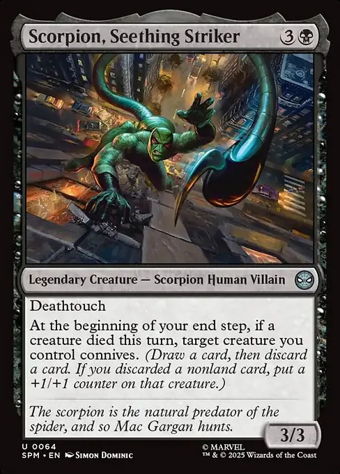 Scorpion, Seething Striker