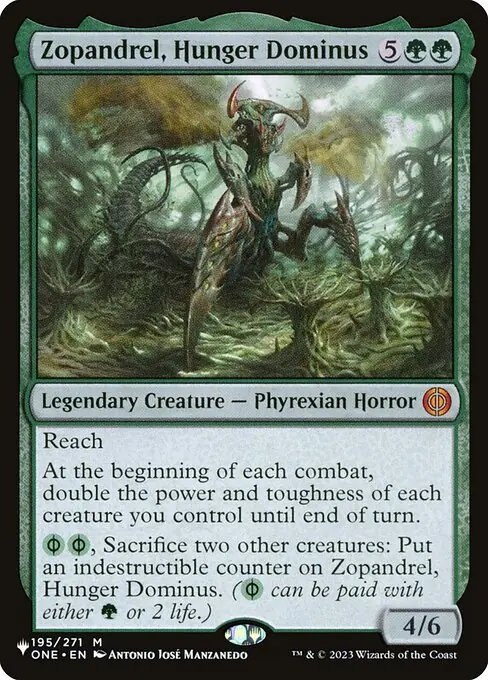 Zopandrel, Hunger Dominus