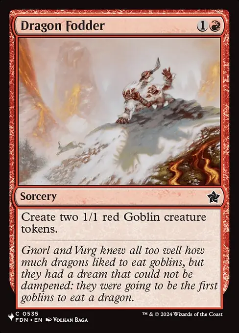 Dragon Fodder