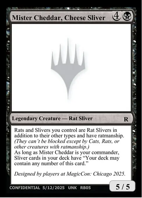 Mister Cheddar, Cheese Sliver