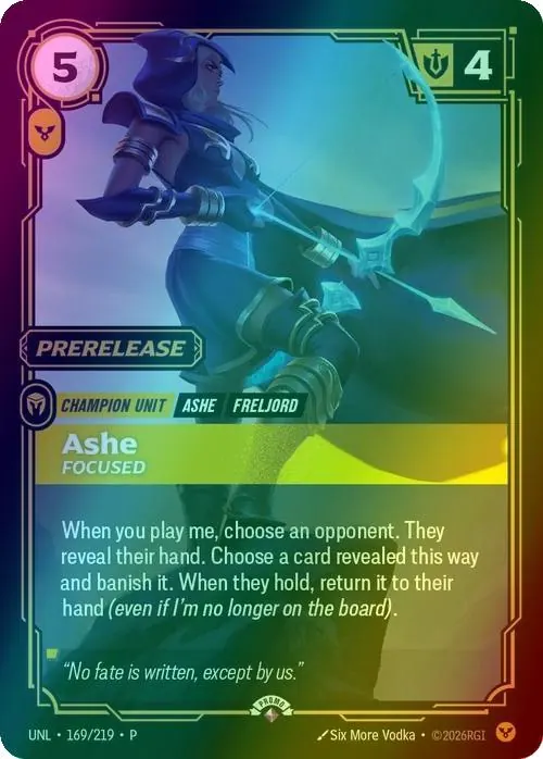 Ashe - Focused