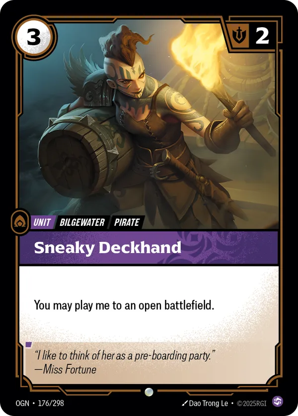 Sneaky Deckhand