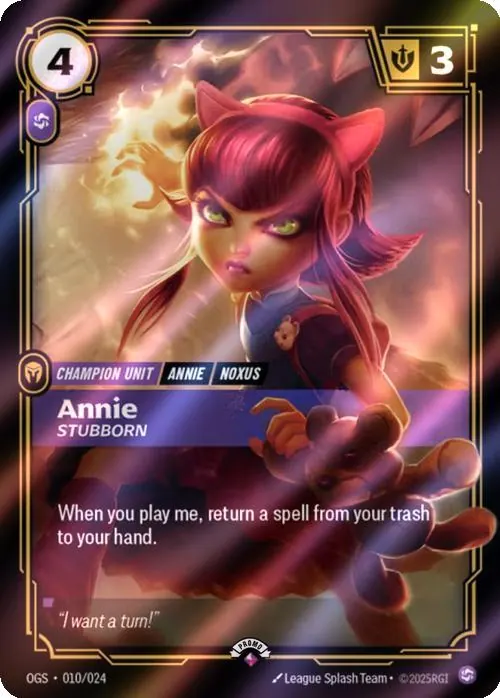 Annie - Stubborn