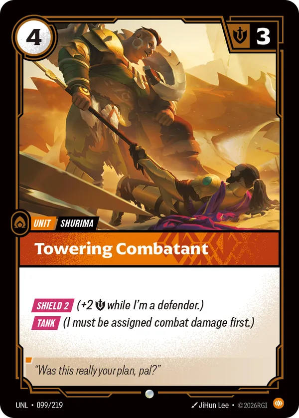 Towering Combatant