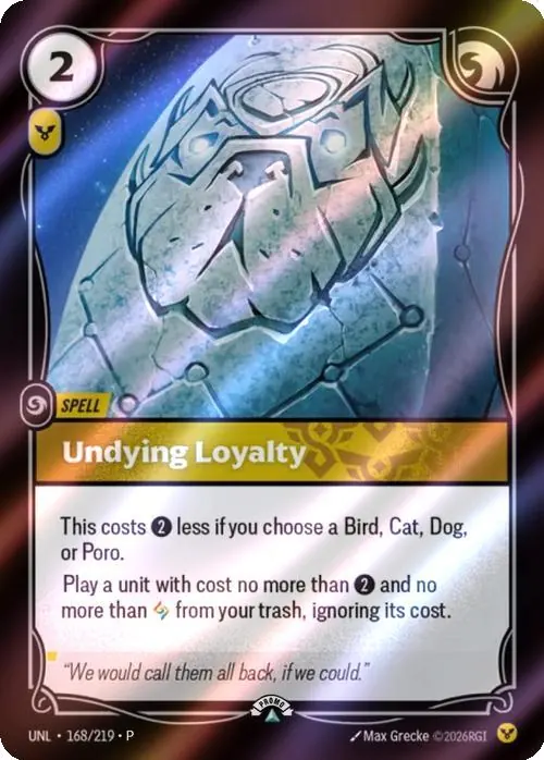 Undying Loyalty